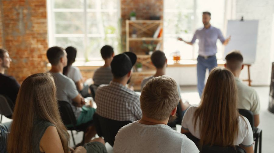 Taller de formación en sala